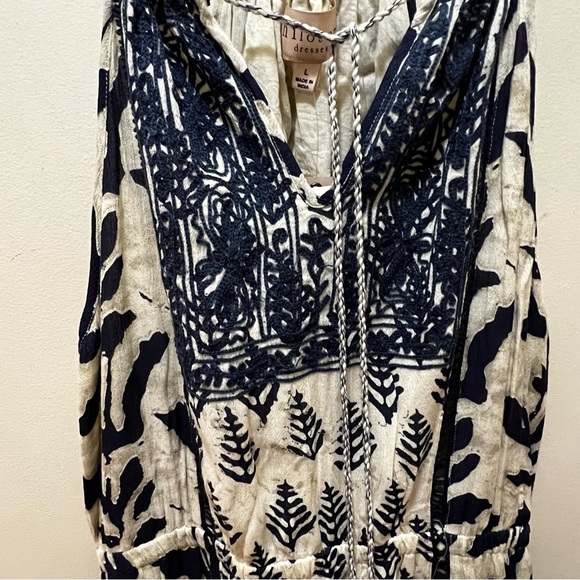 Philosophy Republic boho high low maxi dress halter tie front large NWT - Picture 7 of 10